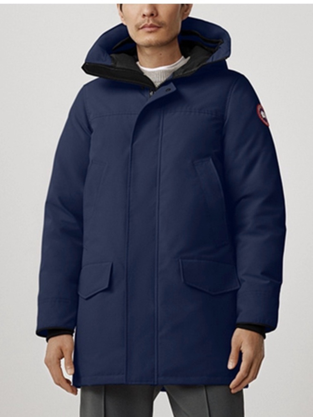 Canada Goose Men's Navy Hooded Ski Parka